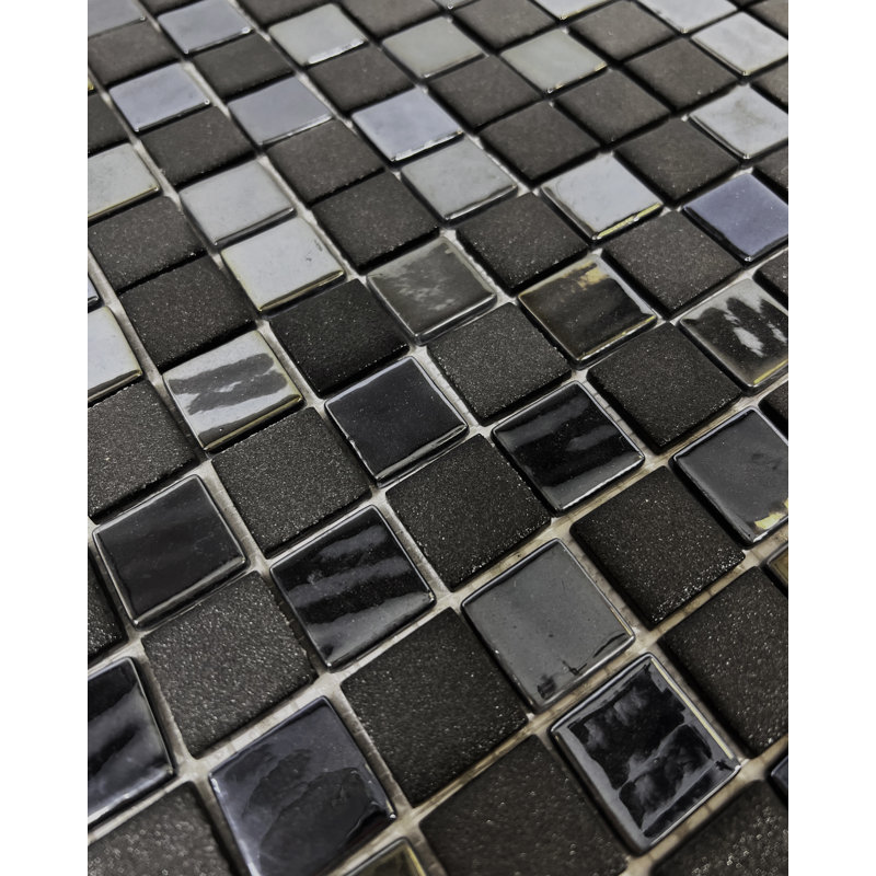 Shine 12" x 12" Glass Mosaic Tile