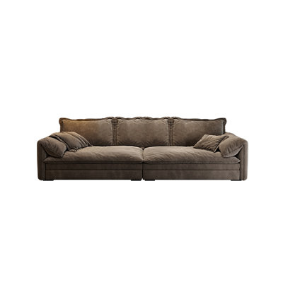 Low-key simple matte fabric sofa
