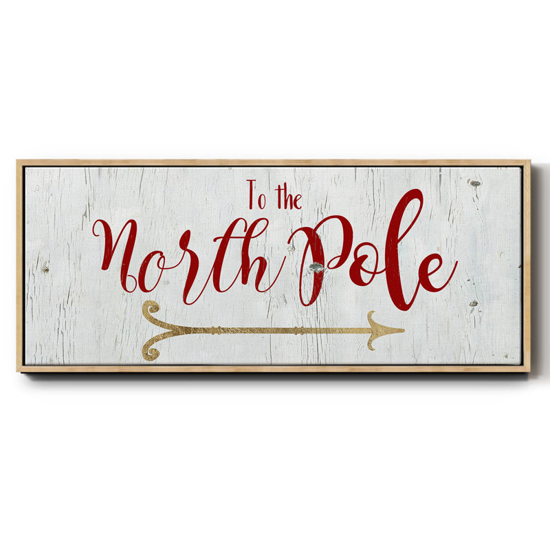 North Pole- Framed Canvas