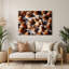 Art mural en métal brun Desserts-1244314180