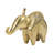 Splendid Gold Metal 7" Elephant Figurine, Animal Novelty Figurines