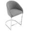 Chylee 26'' Boucle Upholstered Counter Stool-221248209-220024231