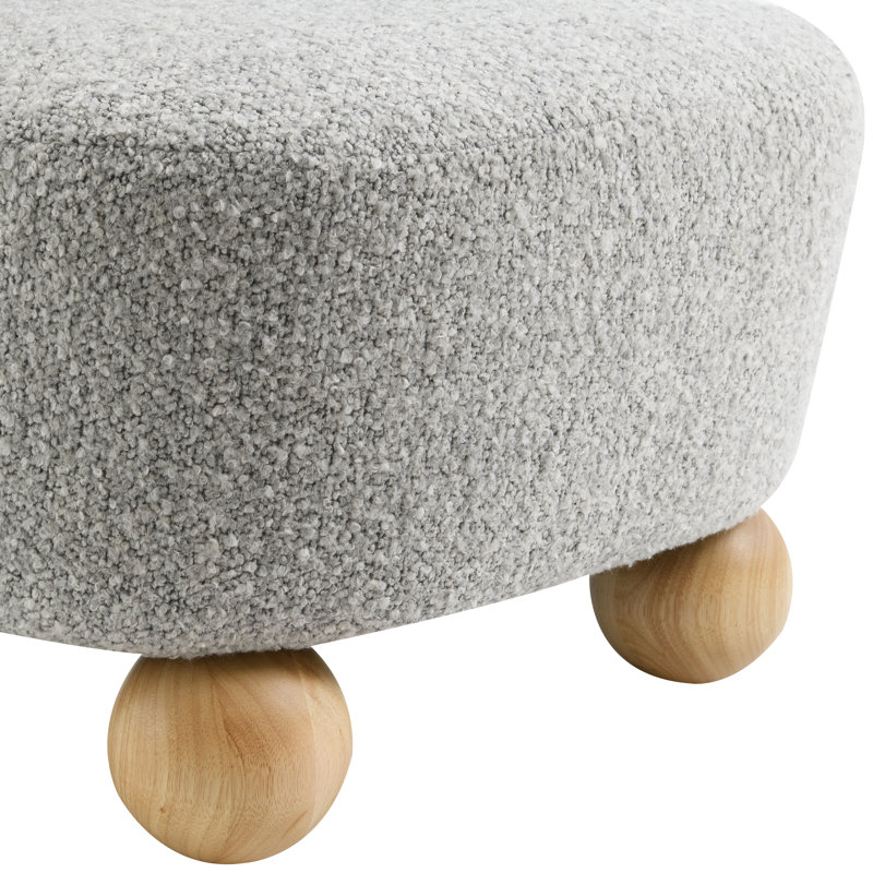 Chaise d'appoint Balleta, Gris, Bois brun