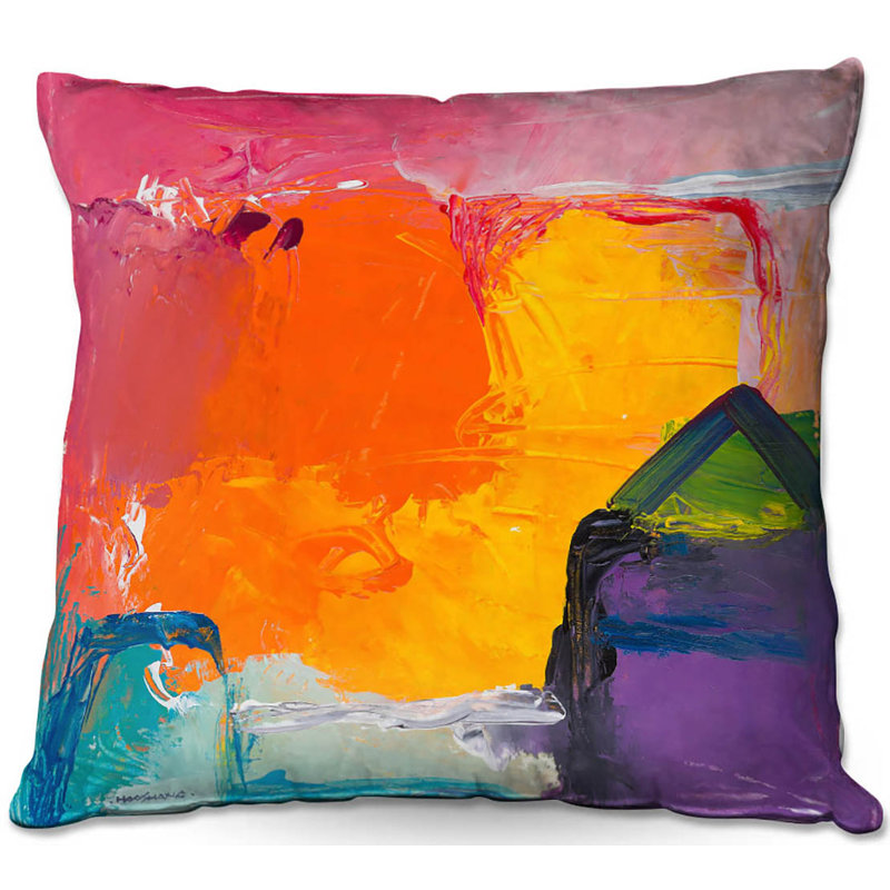 Reversible Throw Pillow, 18" x 18"