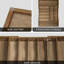 9 Compartment Acacia Wood Kitchen Silverware Drawer Organizer for Silverware and Kitchenware