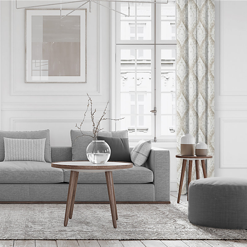 Paire de rideaux obscurcissant 100% coton Orsino, L 50 po x L 84 po