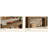 Farmhouse Console Table With Vertical Slat Legs - Sofa Table Behind Couch, Rustic Brown Entryway Table For Hallway, Living Room & Small Spaces