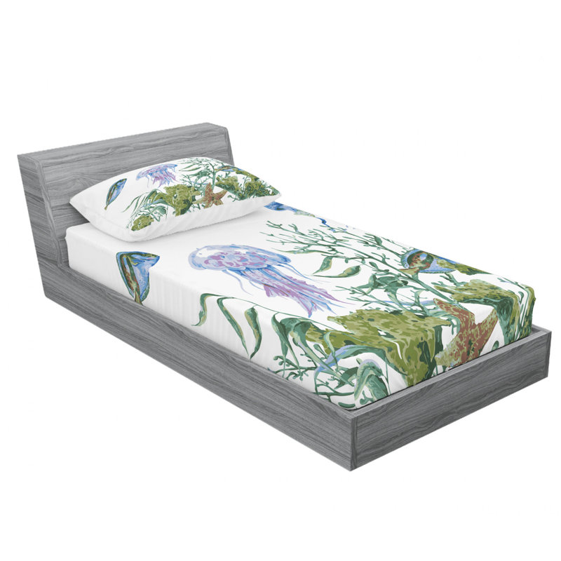 Microfiber Sheet Set, Twin XL Sheet Set with Fitted Sheet