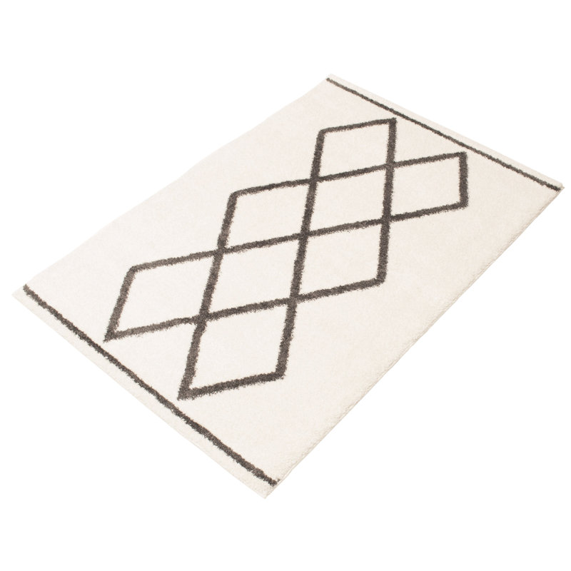 Amanveer Moroccan Indoor Rug, Rectangle 3'11" x 6'
