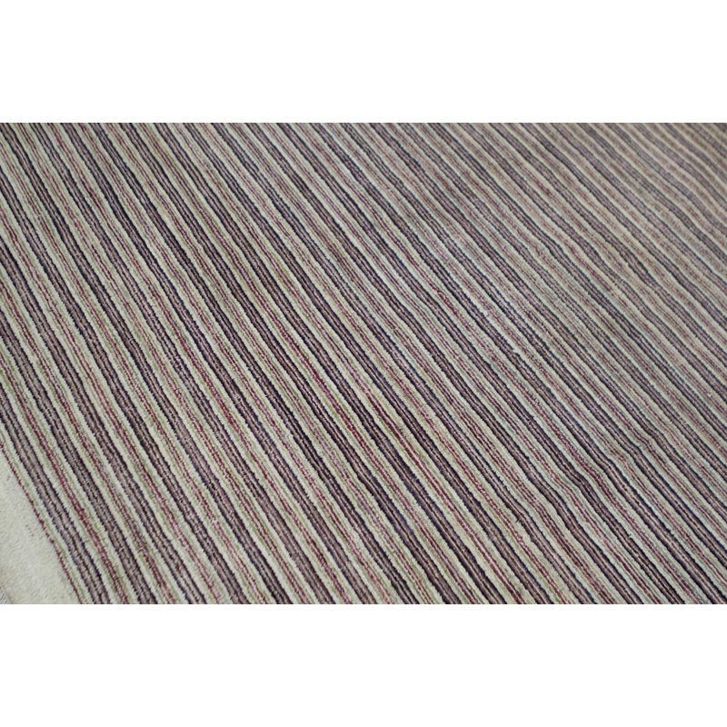 Ziegler Hand Woven Wool Striped Area Rug