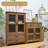 Retro Walnut Solid Wood Sideboard