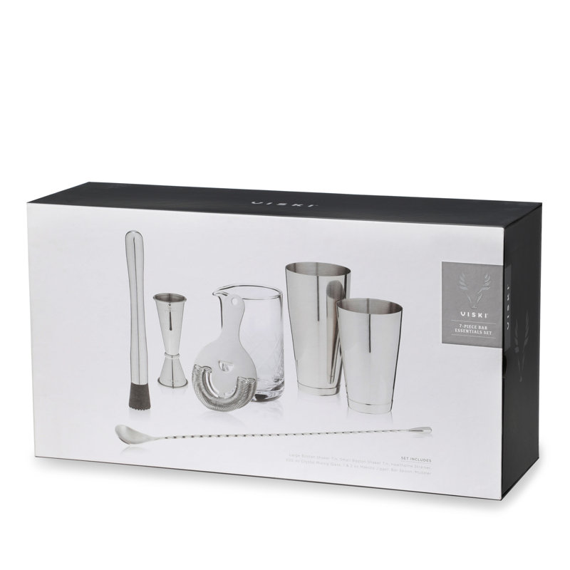 Viski 7- Piece Bar Essentials Set, Set Of 1, Viski