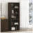 Open Bookcase In Dark Walnut