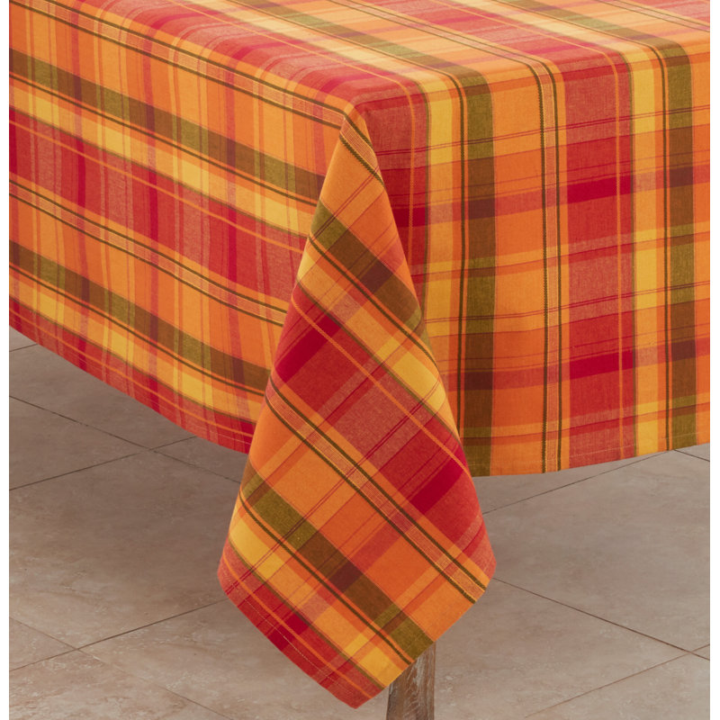 Keithley Cotton Tablecloth, 120" L x 65" W