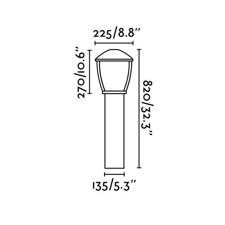 Mullens Metal Pathway Light