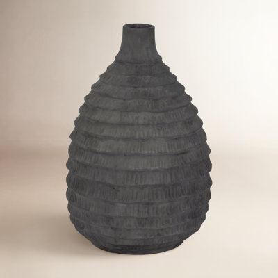 Thurgood Faded Ribbed Bulbous Vase