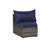 7-Piece Half-Moon Sectional Sofa Set with Coffee Table-1867773158