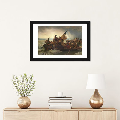 " Painting Of George Washington Crossing The Delaware " by John Parrot