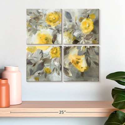 Avery Floral Uplift jaune gris