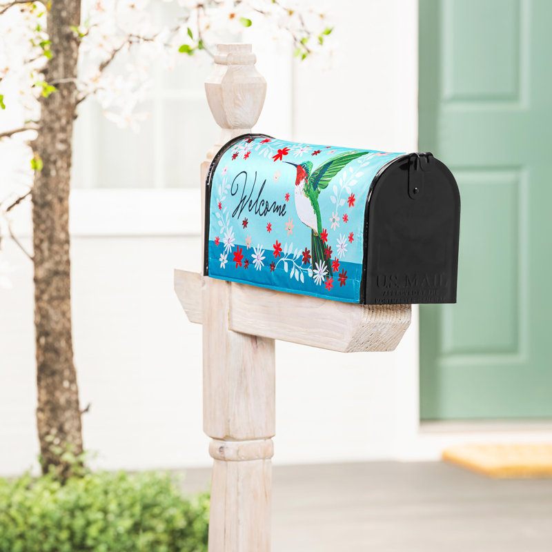 Couvercle de boîte aux lettres Hummingbird Welcome