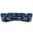 7-Piece, 2 Power recliners Leather Reclining Sectional, Power headrest  -110828784-113521497