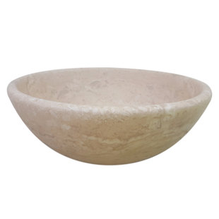 Lavabo de salle de bain vasque circulaire fait à la main Classic Stone