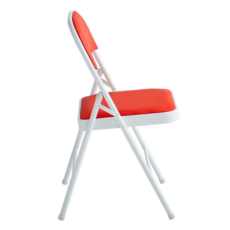 Crume Folding Chair (set of 4), Red
