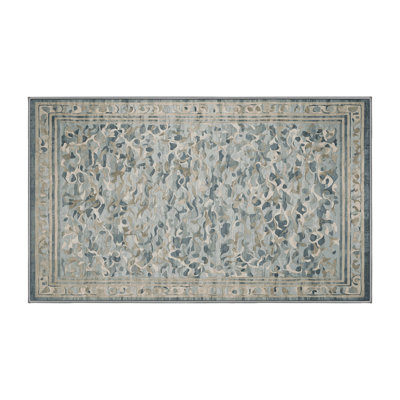 Machine Washable Gray Area Rug