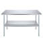 Table en acier inoxydable 24 po x 60 po