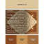 Tapis marocain d'inspiration mondiale lavable à la machine Parkwoods - reliure beige-1011735157