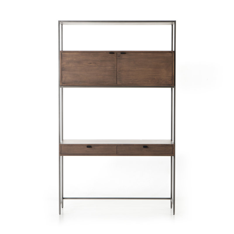 Trey Solid Wood Writing Desk, Auburn Poplar