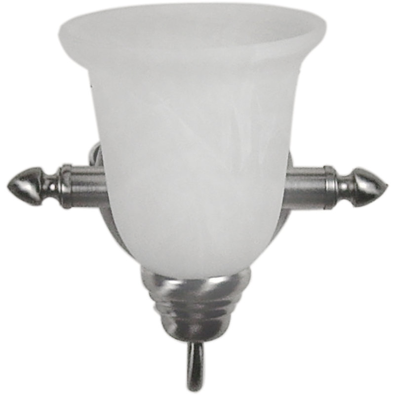 Armed Sconce, Satin Nickel
