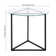 Glass Top End Table