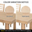 Ensemble de salle à manger à rallonge 5 pièces de style campagnard avec rallonge de 18 po, table en bois rustique de 78 po et 4 chaises rembourrées-382608808
