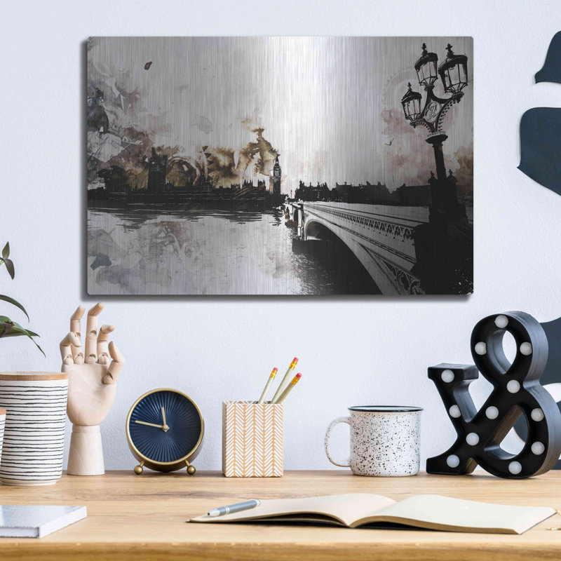 " The Thames " by Jonathan Lam, 12" H x 16" W