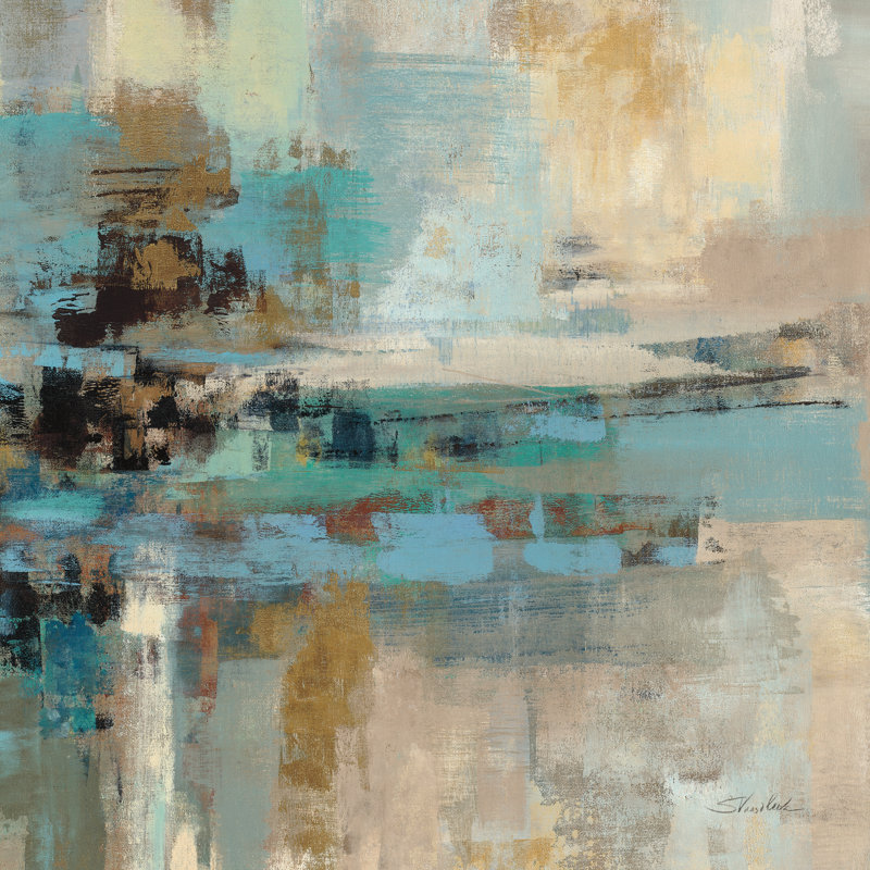 Morning Fjord Square II by Silvia Vassileva - Wrapped Canvas Painting, 30cm H x 30cm W x 3.8cm D