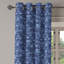 Rideau à œillets décoratif à 2 panneaux Latitude Run® Camo, 50 po x 54 po, bleu pâle et bleu foncé-798453896