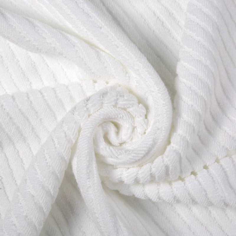 Cotton Super Plush Ribbed Bath Towel
