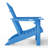 Outdoor Poly Adirondack Chair With Side Table-274661014