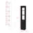 Linen Cabinet Marion, Bathroom, Black-1137369553