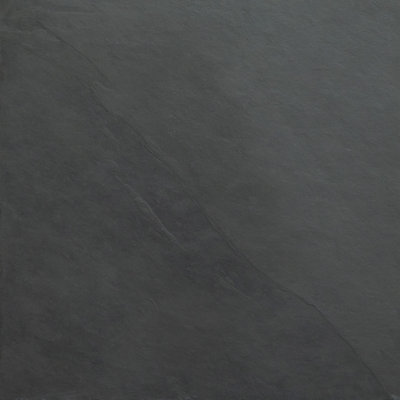 Montauk Gauged Black Slate Field Tile - SMONBLK1212G