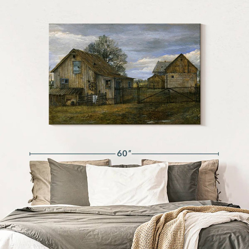 Lilie Rustic Barn, 32" H x 48" W