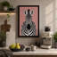 Striped Portrait Modern - Print-136784392-136784393