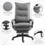 Fauteuil de direction pivotant à 360 ° avec hauteur réglable et repose-pieds double rembourrage
