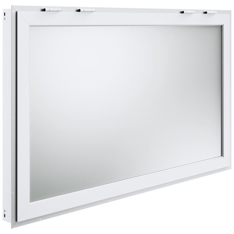 Fenêtre de support en alliage d'aluminium H 37 po x l 61 po