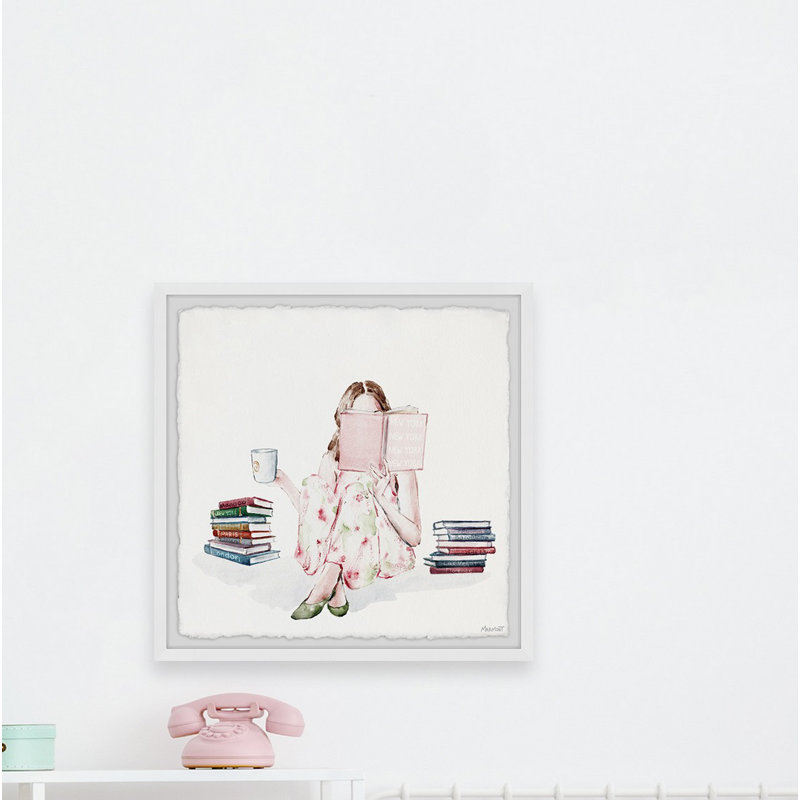 «Beauty in Reading», reproduction encadrée, H 32 po x l 32 po x P 1,5 po