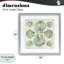 «Saltwashed Shells Symmetry», impression sous verre encadrée, design par June Erica Vess-887255371-887255374