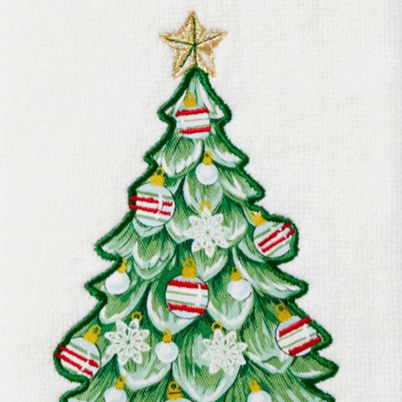Lenox Advent Tree Holiday Kitchen Towels