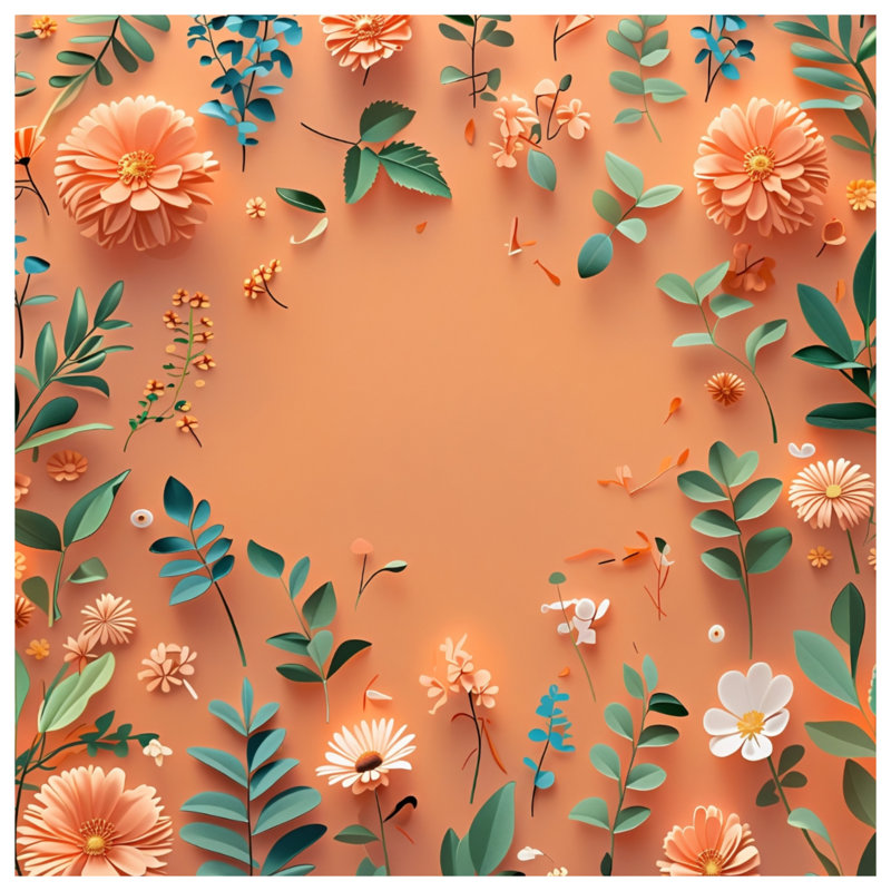 Tapis de bain floral Boho, L 24 po x L 17 po