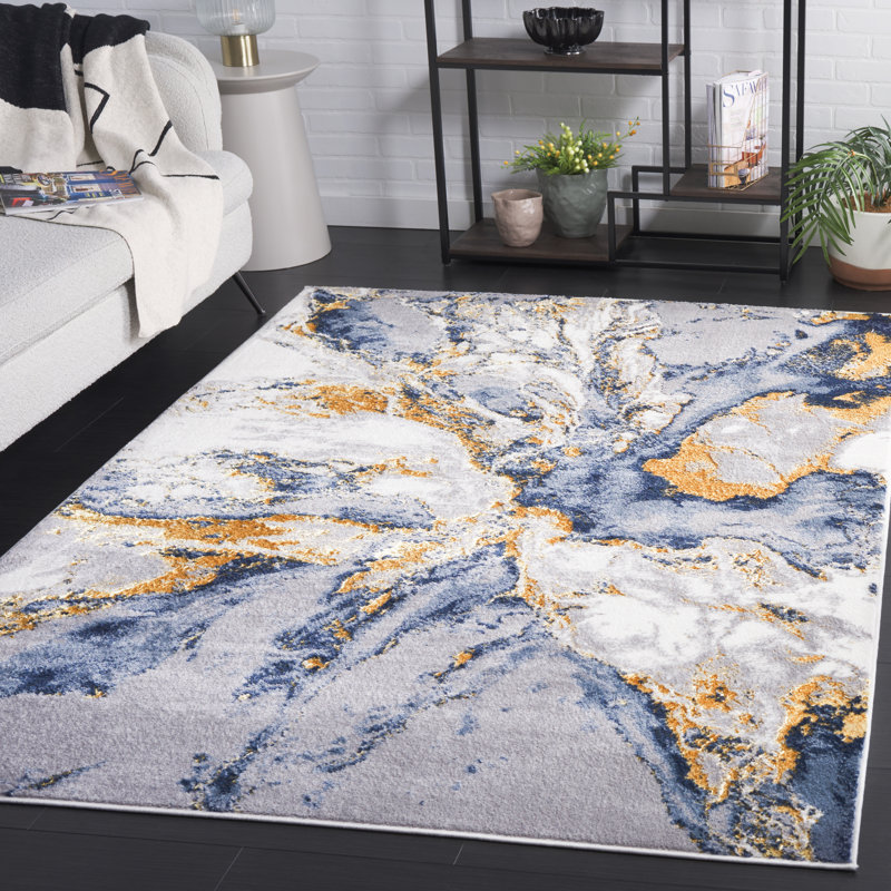 Tapis abstrait Luco Performance Performance, Rectangle 5 pi 3 po x 7 pi 6 po